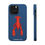 Thumbnail: Pale Blue Lobster Painting Case - Matte or Glossy, MagSafe