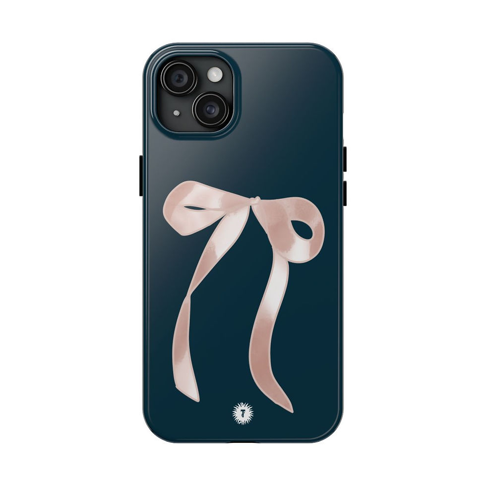Thumbnail: Navy Cutie Bow Phone Case