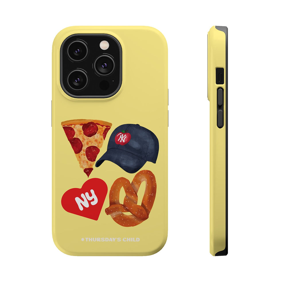 Thumbnail: Butter Yellow NYC Fab 4 Case - Matte or Glossy, MagSafe