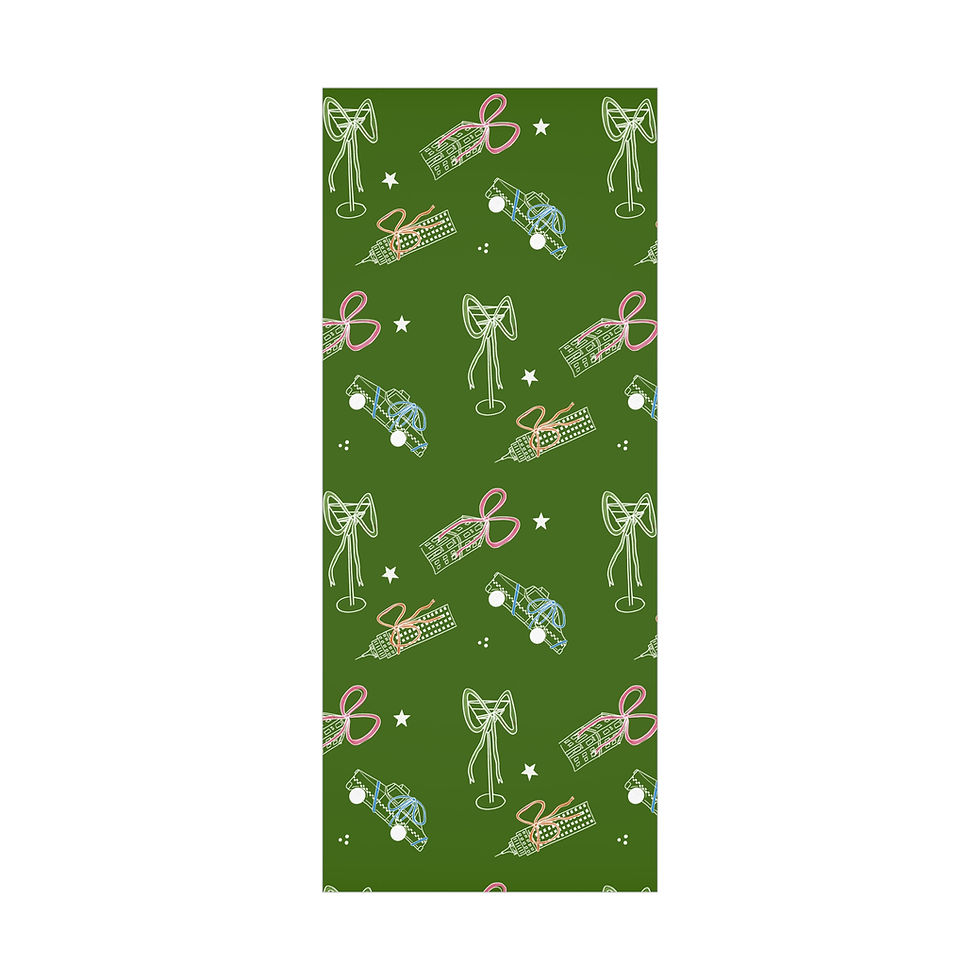 Thumbnail: Green Colorful Wrapped NYC '24 Wrap Paper
