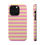 Thumbnail: Butter Yellow, Baby Pink, and White Stripes MagSafe Case