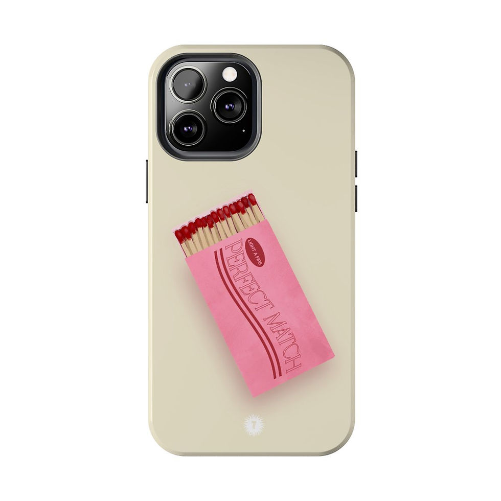 Thumbnail: Cream Perfect Match Phone Case