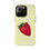 Thumbnail: Butter Yellow Plaid Strawberry Painting Phone Case