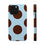 Thumbnail: Light Blue + Chocolate Dots MagSafe Case