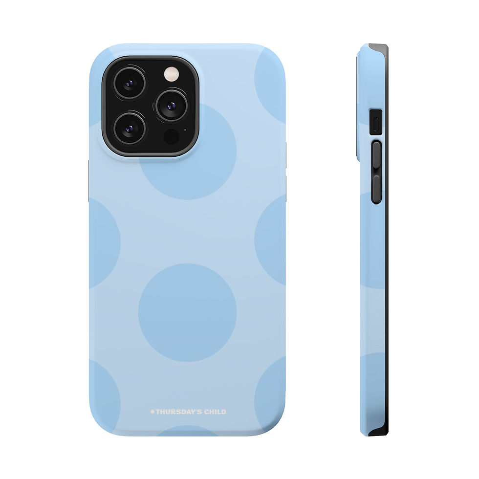Thumbnail: Light Blue Big Dots MagSafe Case