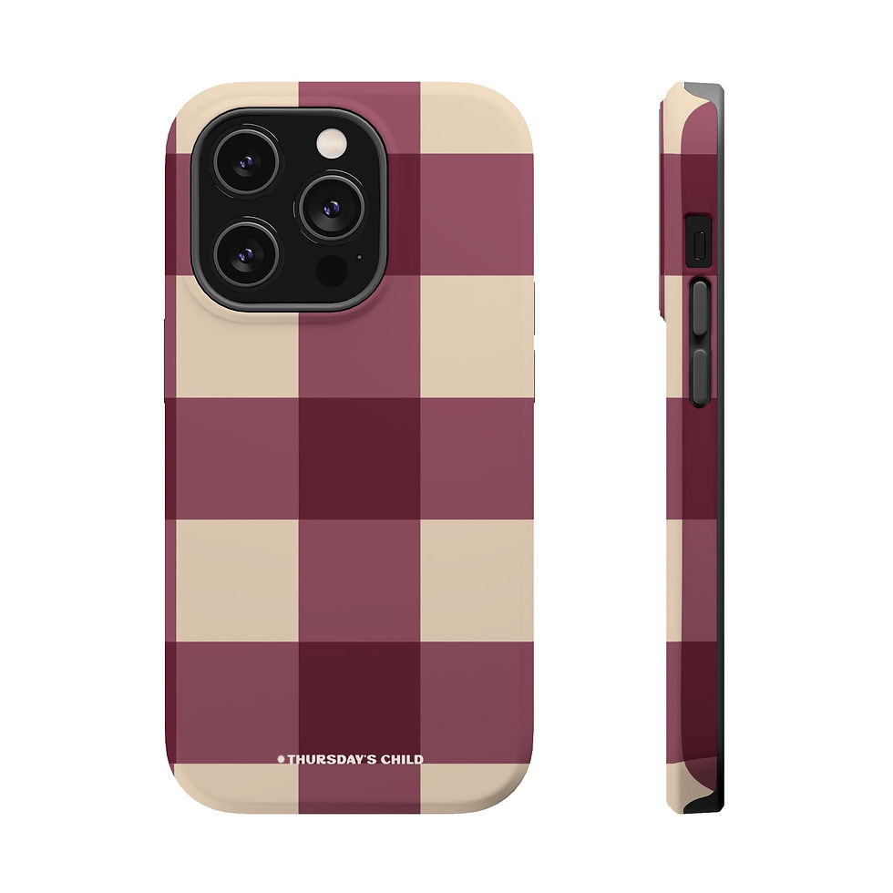 Thumbnail: Plum Plaid Magsafe Case
