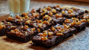 Super Fudgy Brownies with Walnuts (Comes in Gluten Free too!)