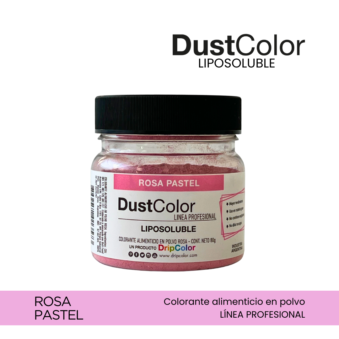 DustColor Liposoluble - Rosa Pastel - Línea Profesional