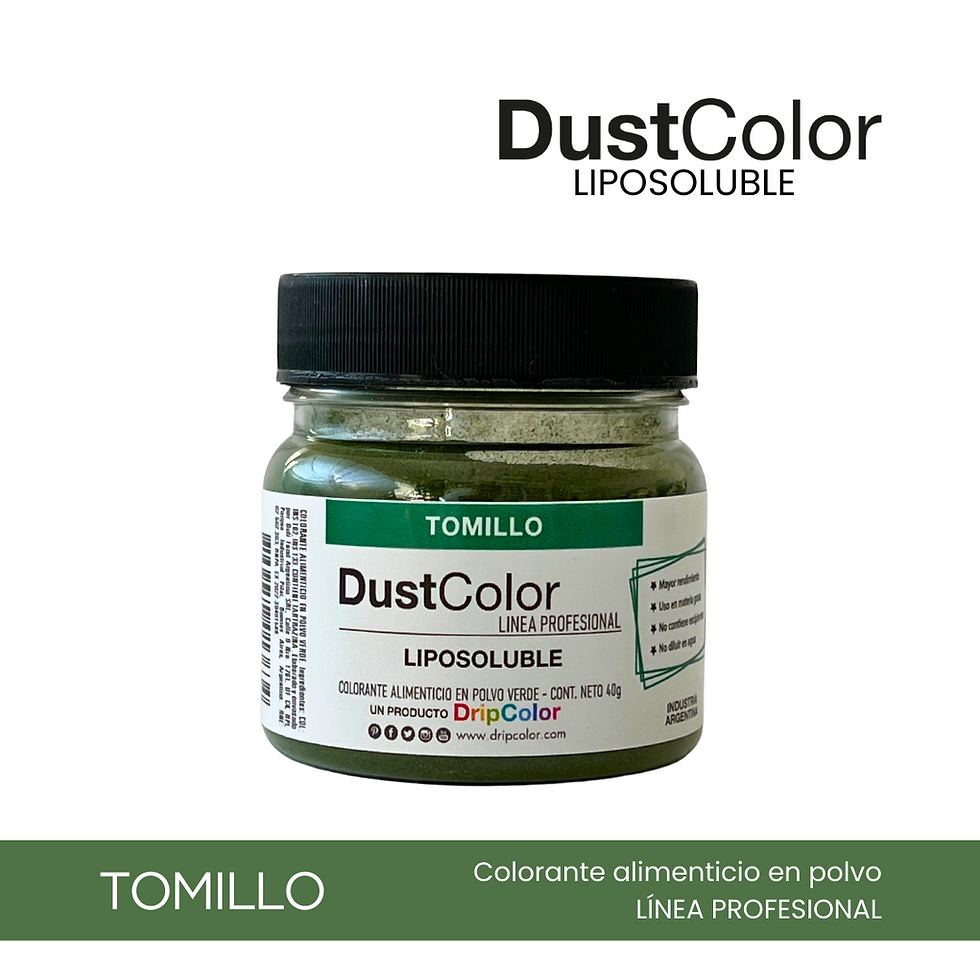 DustColor Liposoluble - Tomillo - Línea Profesional