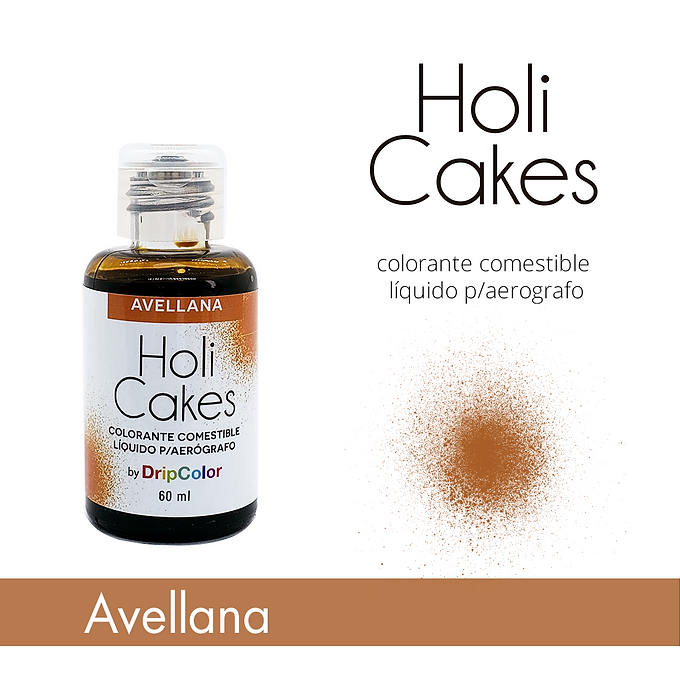 Holi Cakes p/aerógrafo - Avellana