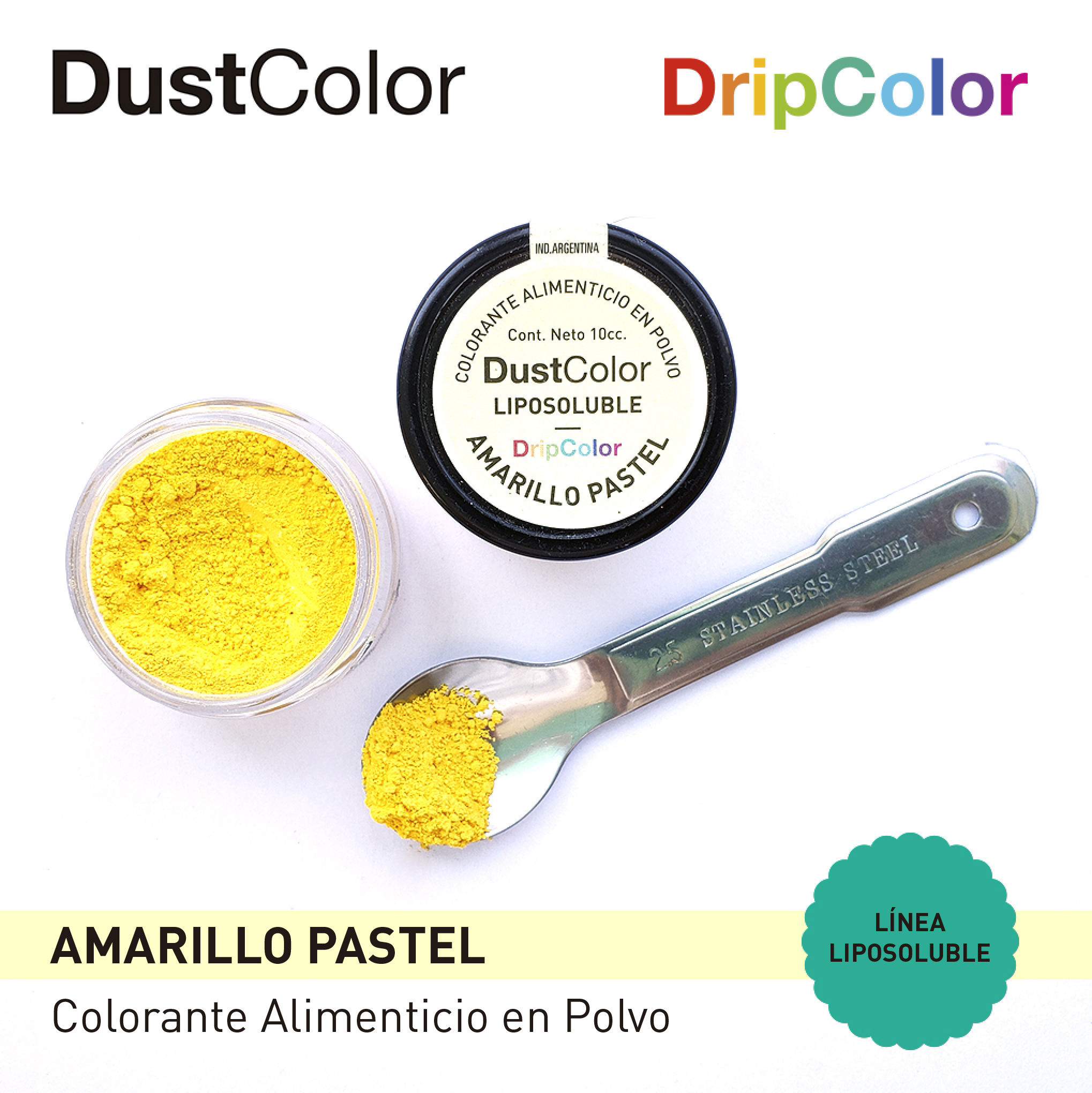 DustColor Liposoluble - Amarillo Pastel