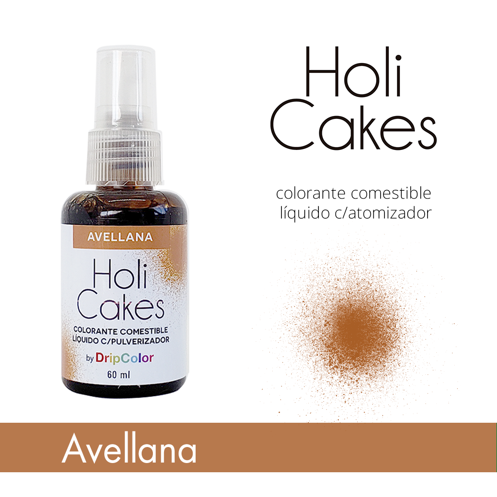 Holi Cakes c/atomizador - Avellana