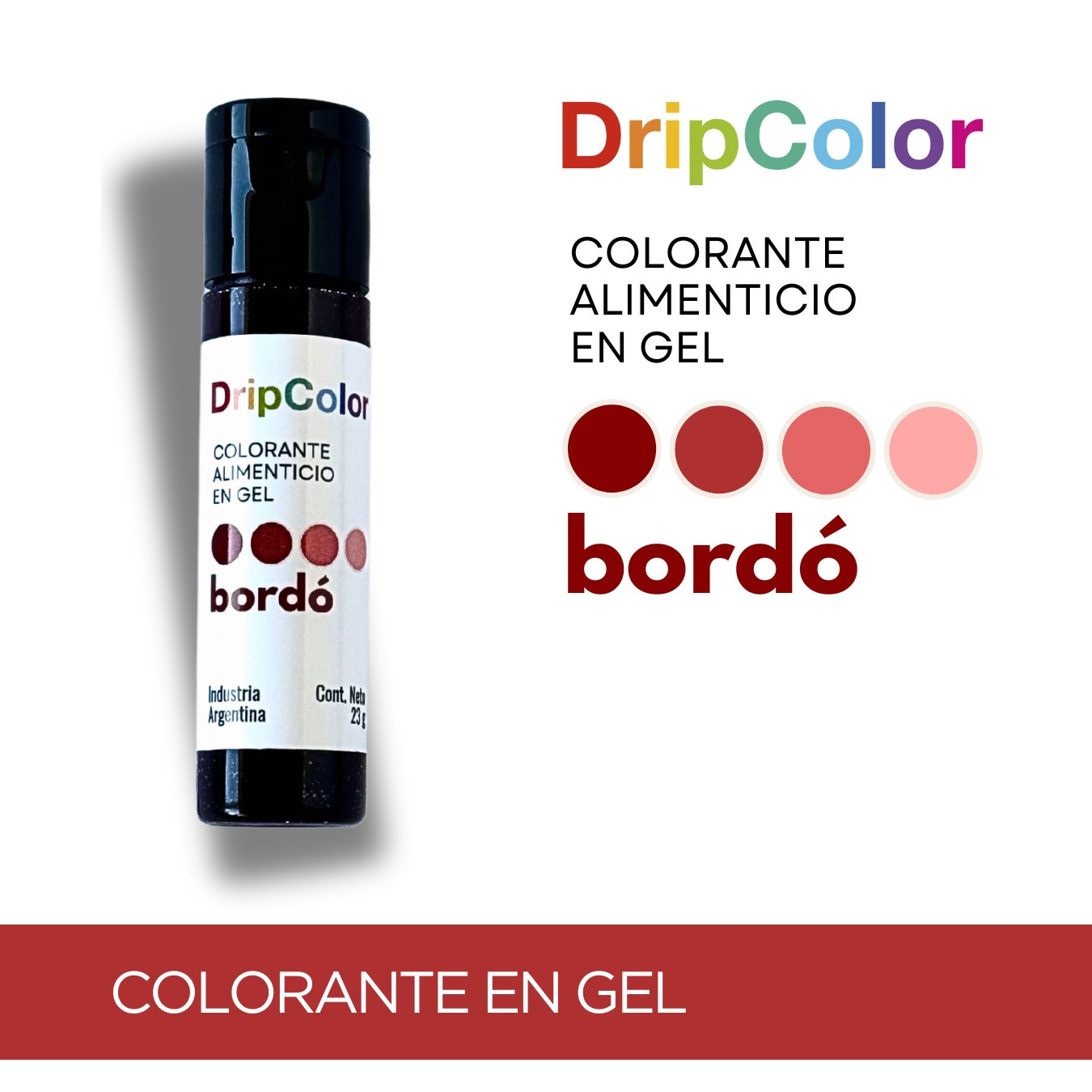 Colorante en Gel Bordo