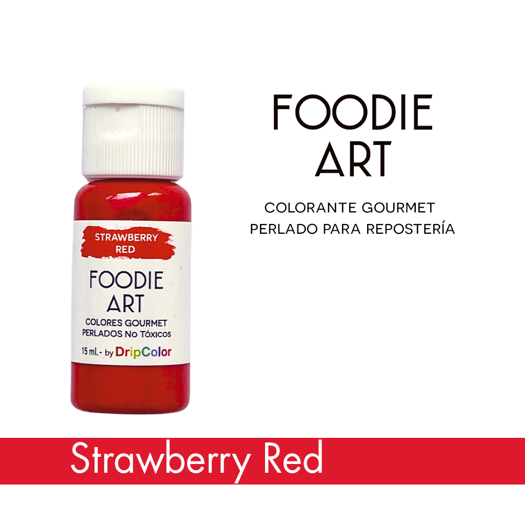 Foodie Art Perlado - Strawberry Red