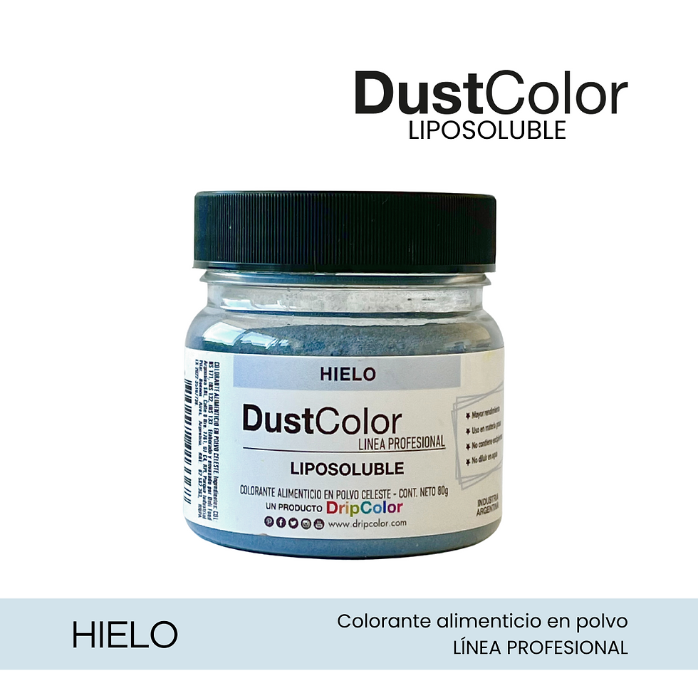DustColor Liposoluble - Hielo - Línea Profesional