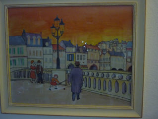 Le tableau de la salle de séjour