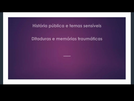 2° Curso de Introdução à História Pública.