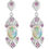 Thumbnail: 14kt Gold Opal/Pink Sapphire Earrings