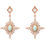 Thumbnail: 14kt Gold Opal/Diamond Celestial Earrings