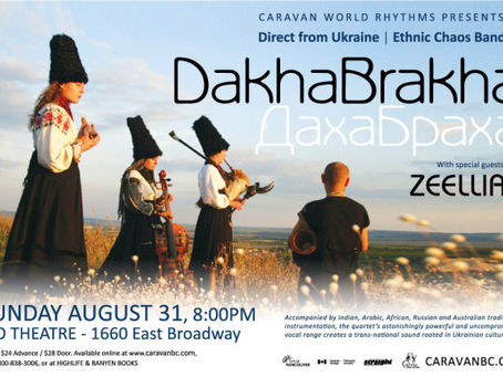 Dakhabrakha – Ethnochaos from Ukraine in Vancouver on August 31, 2014