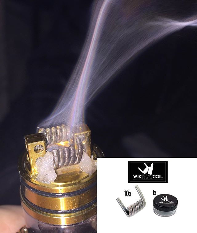 Thumbnail: 10x Fused Clapton Coils (Stainless Steel) (Dual Core)