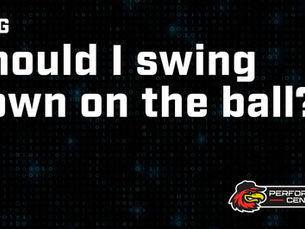 Should I swing down on the ball?