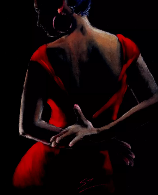 Flamenco dance in the artwork of Susana Z Harris