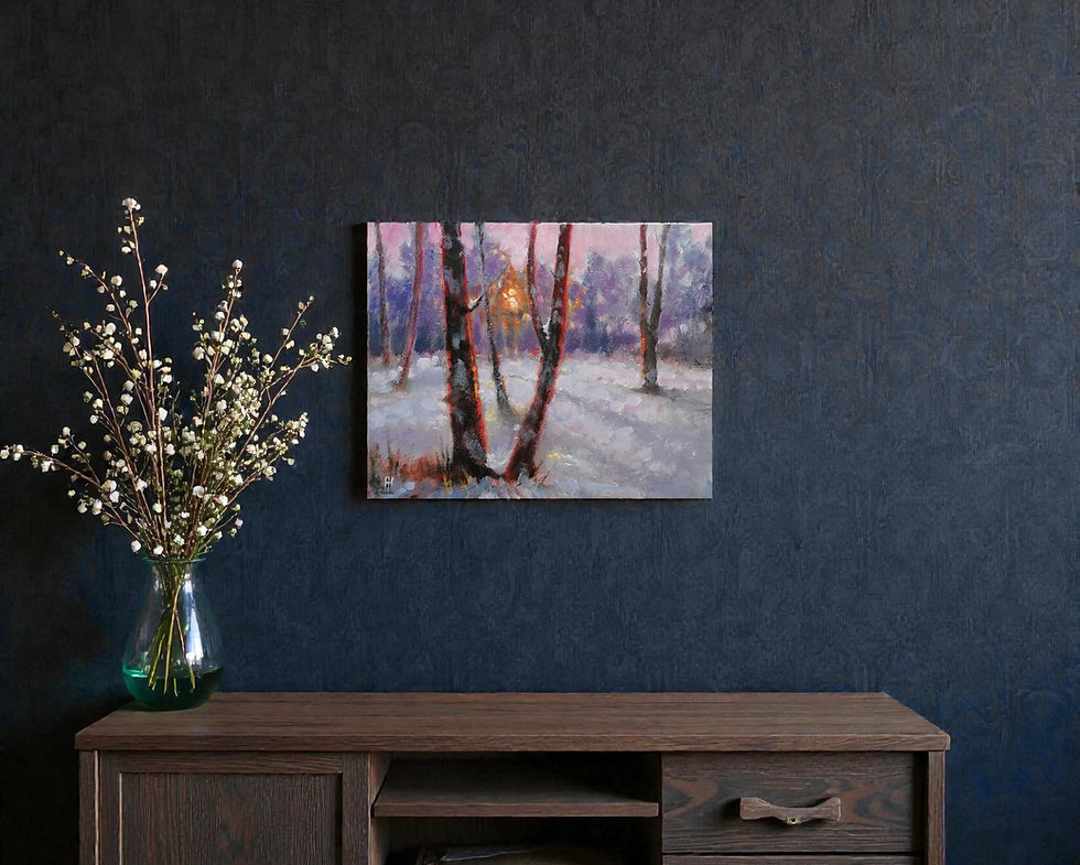 Thumbnail: Painting of Winter Scene