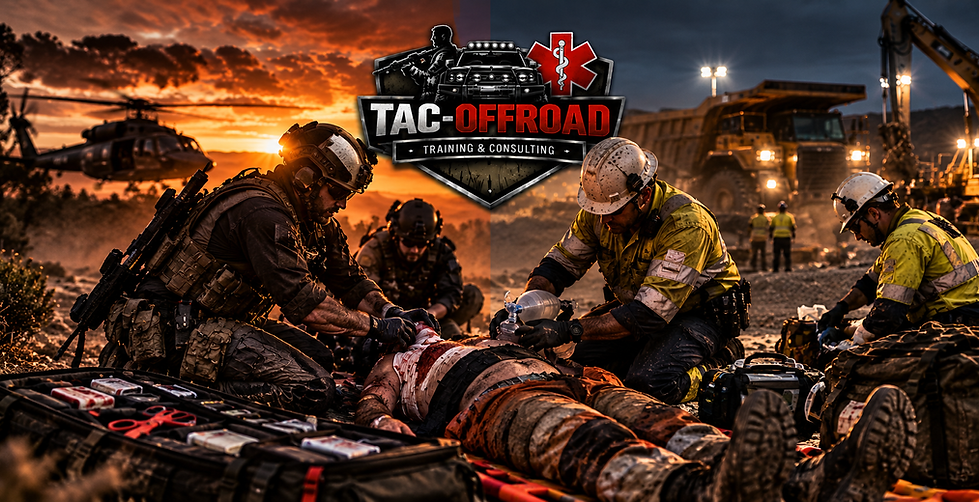 Advanced first aid for industry and tactical
