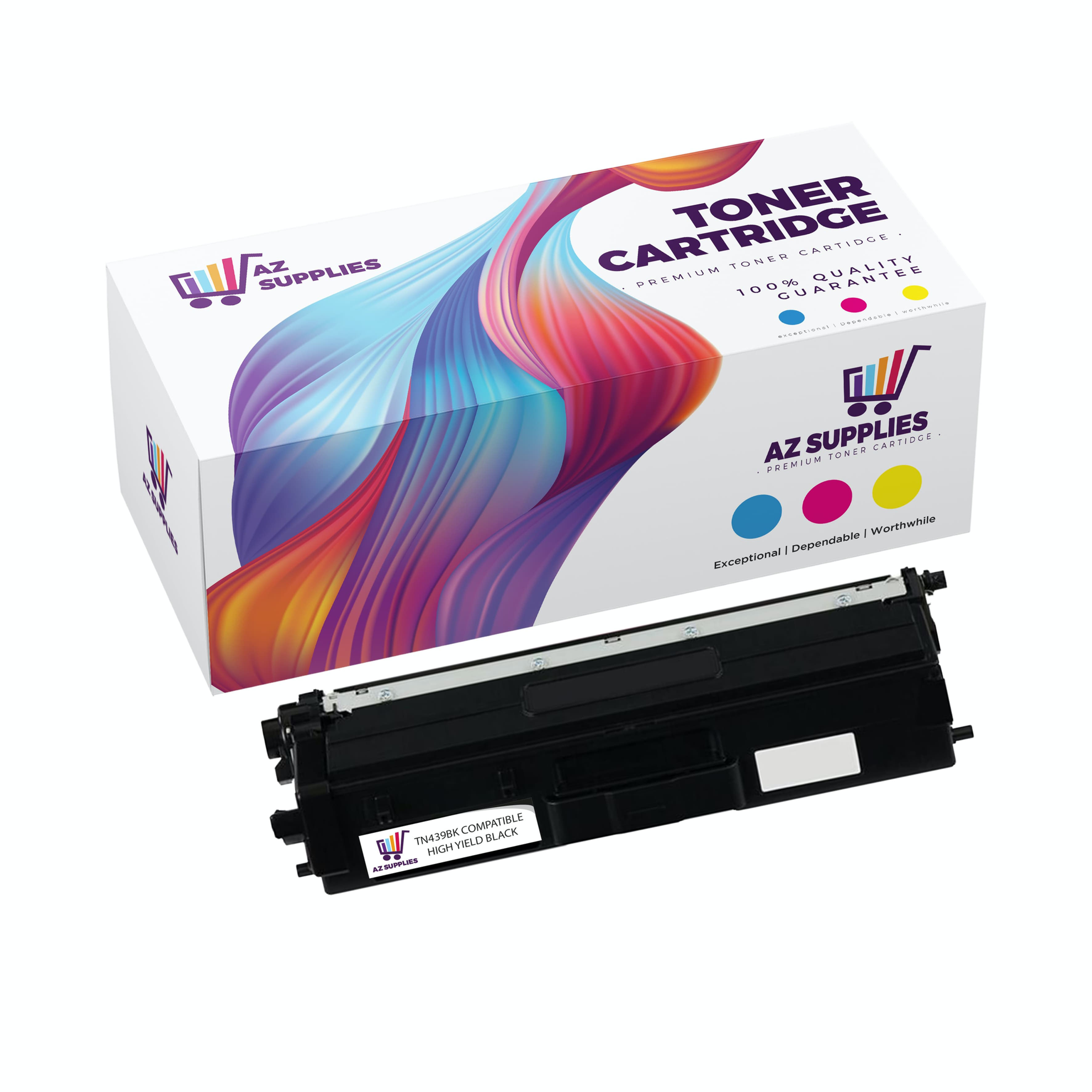 Brother Compatible TN439BK Ultra High Yield Black Toner Cartridge