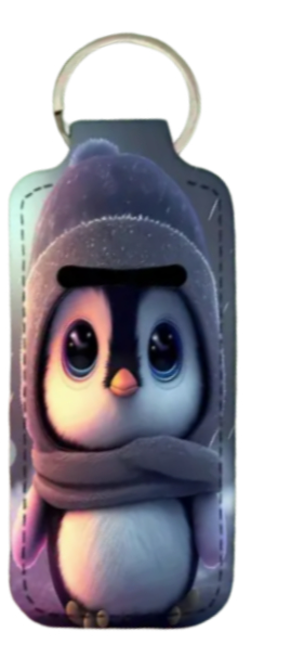 Thumbnail: Lip Balm Holder With Keyring. Includes Moisturizing Lip Balm