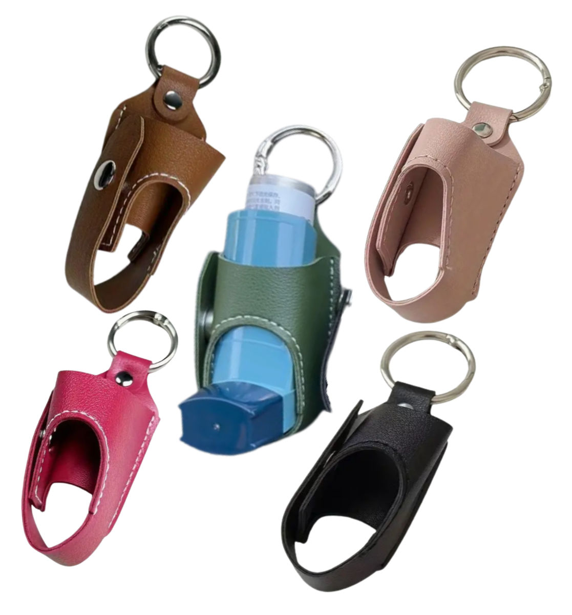 Ventolin Inhaler Holder With Key Ring/Clip.