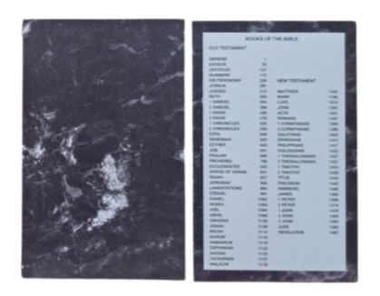 Thumbnail: Laminated Bible Index/Bookmark.  1 - 12