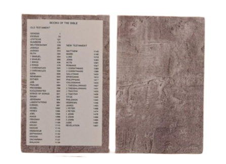 Thumbnail: Laminated Bible Index/Bookmark.  13 - 24.