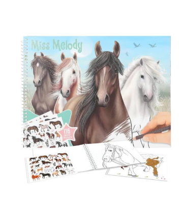 Thumbnail: Miss Melody Colouring Book.