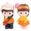 Thumbnail: Mini Boy & Girl Figures. Set of 2.  Approx 5cm