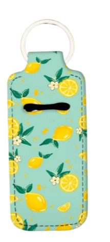 Thumbnail: Fruit Lip Balm Holders With Keyring. Includes Moisturizing Lip Balm.