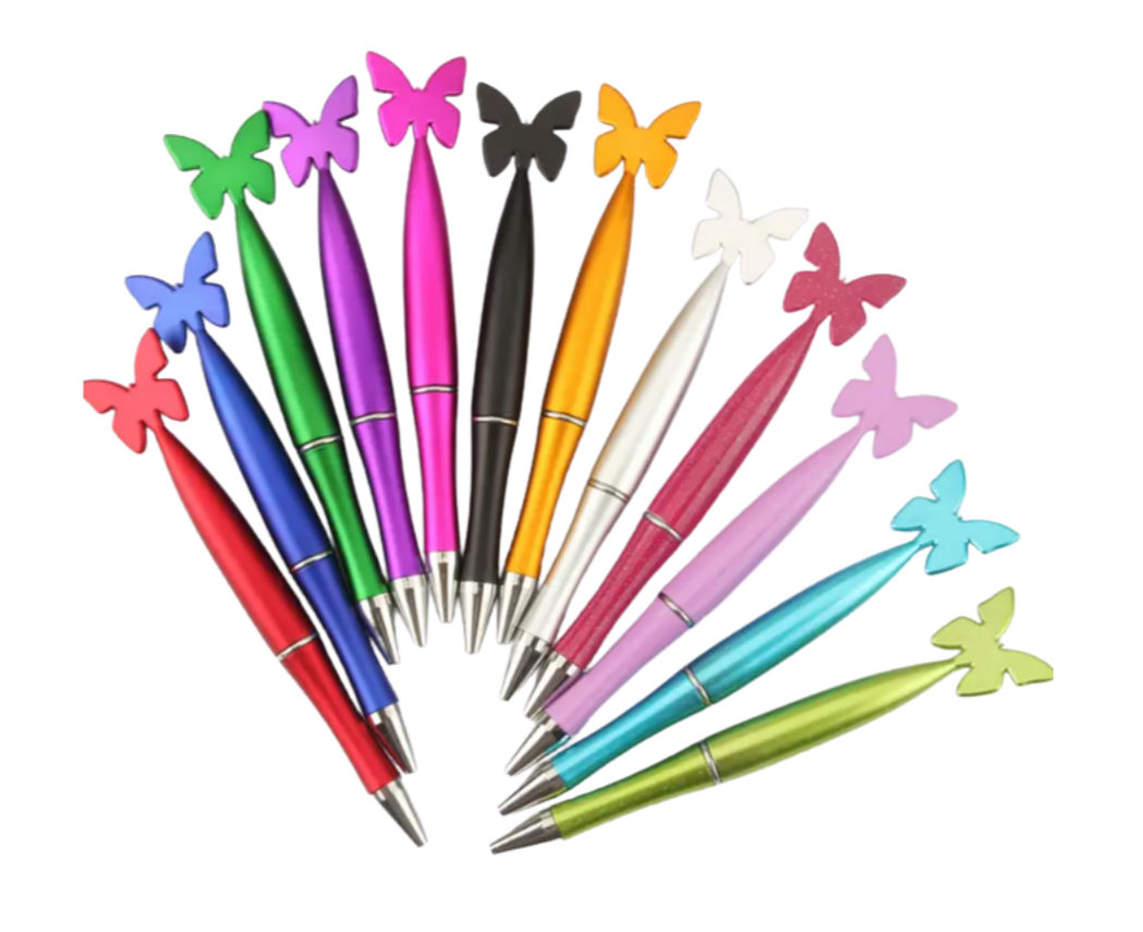 Pen With Butterfly Shaped Top