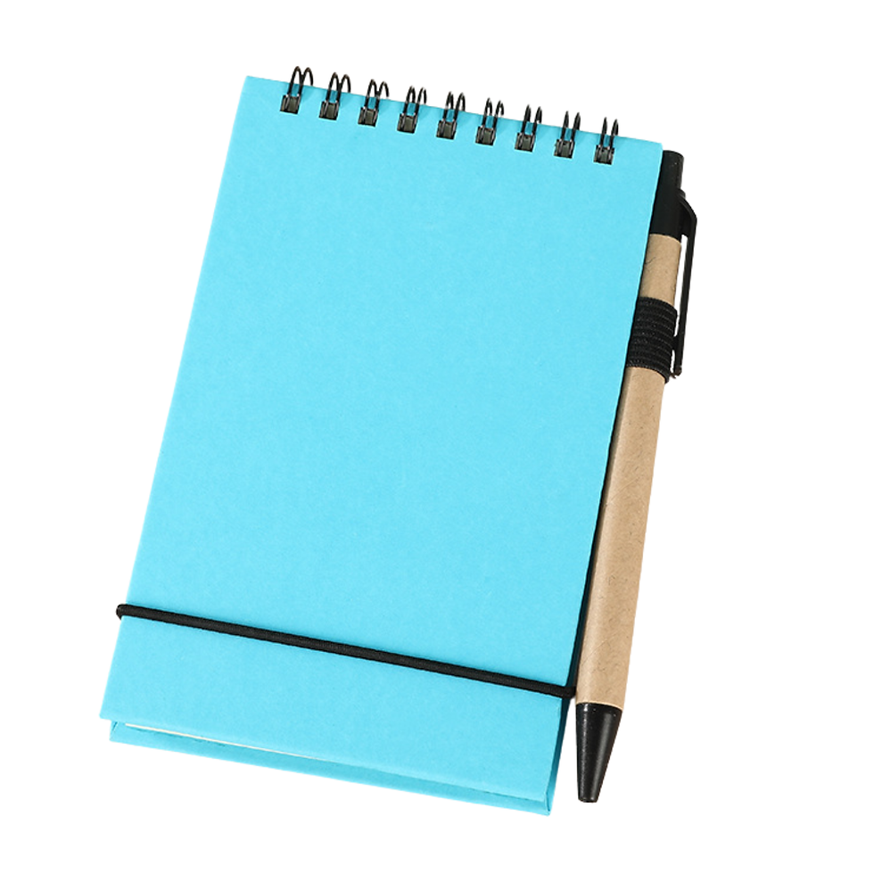 Thumbnail: Note Book With Pen. Approx. 14cm x9cm
