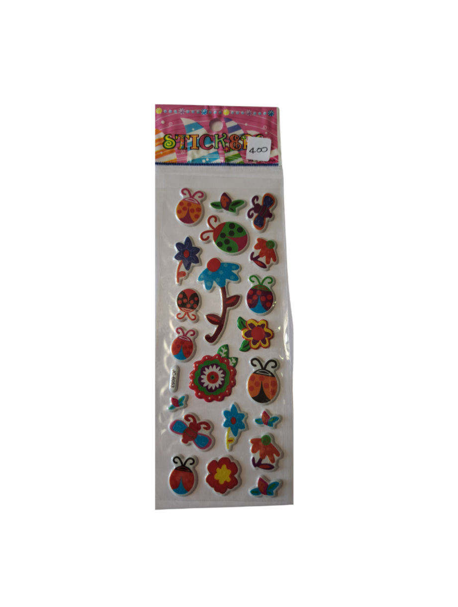 Thumbnail: Animal Puffy Sticker Sheet.  397 - 402