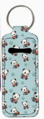 Thumbnail: Lip Balm Holder With Keyring.  Includes Random Moisturizing Lip Balm.