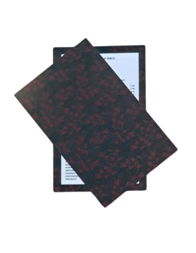 Thumbnail: Laminated Family Bible Index/Bookmark.  Approx 12cm x 19cm