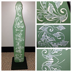 Acrylic on Wine Bottle