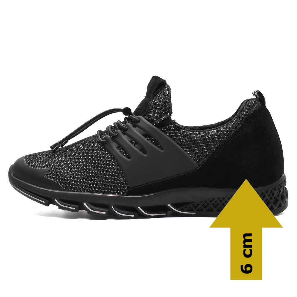 Hohe Herrenschuhe 6cm grösser