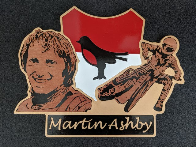 Martin Ashby race jacket / portrait / action