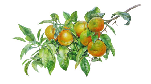 Orange 'Citrus sinensis'