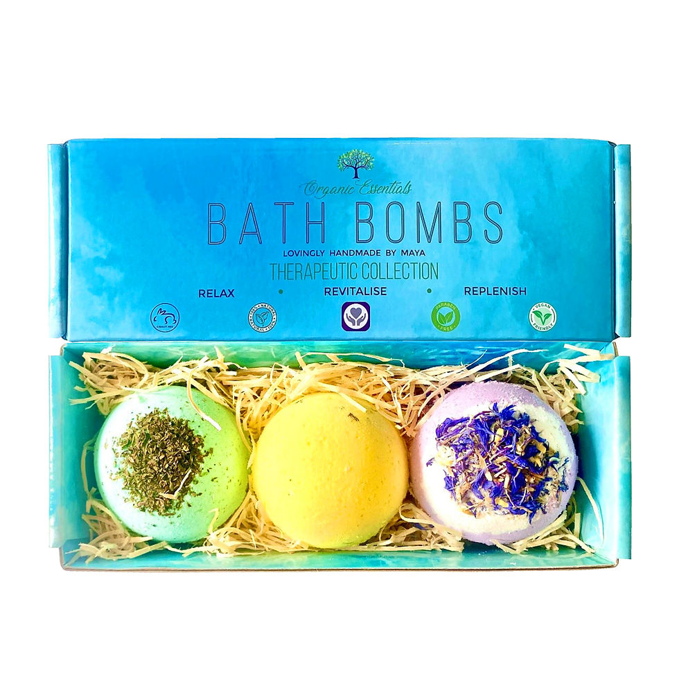 Thumbnail: Earthy Bath Bomb Gift Set - 3 x 130g