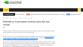 Central Brasil Notícias (Março de 2021)