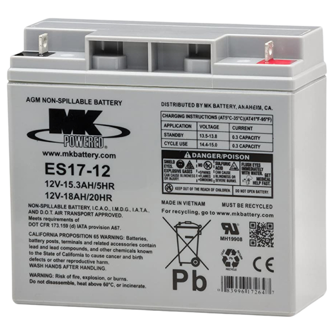 POR COTIZAR - MK Battery ES17-12 (2 Pack)