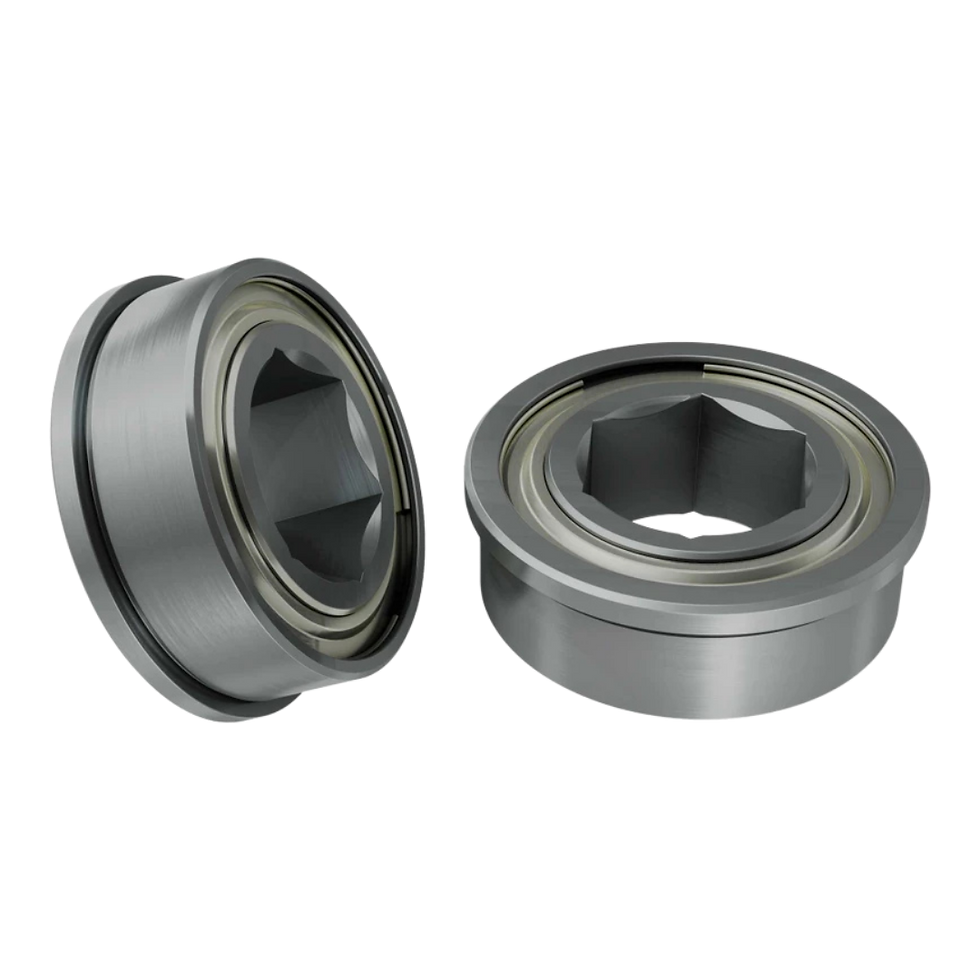 Miniatura: 1611 Series Flanged Ball Bearing (8mm REX® ID x 14mm OD, 5mm Thickness) - 2 Pack